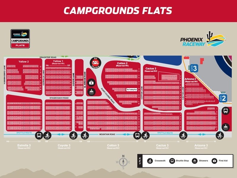 Campground Flats Map