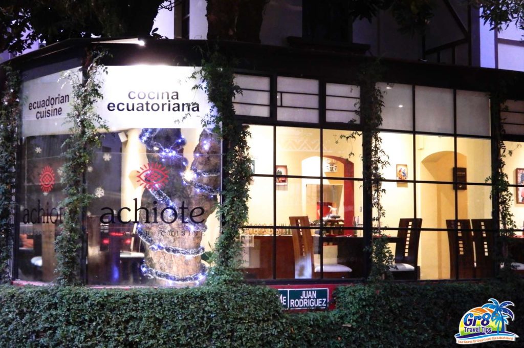 Achiote Ecuadorian Restaurant serving traditional Ecuadorian dishes in a warm and inviting atmosphere.