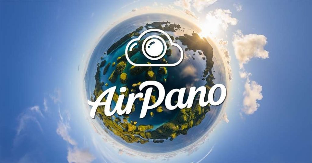 The AirPano logo, representing a platform offering stunning aerial views of cities and landmarks worldwide.
