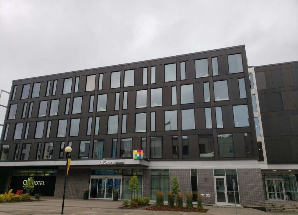 Alt Hotel in St. John's, offering modern accommodations and stunning views of the city.