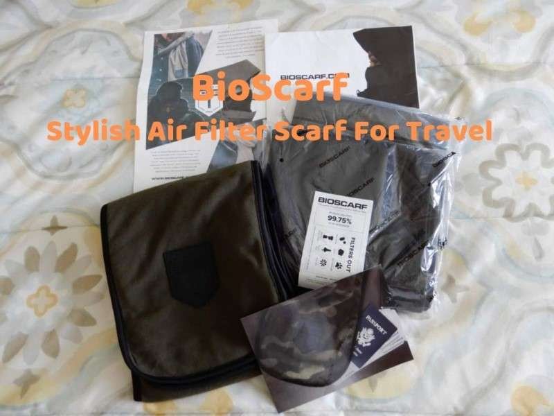 BioScarf from EarthEasy, a scarf designed with special fibers to neutralize air pollutants.