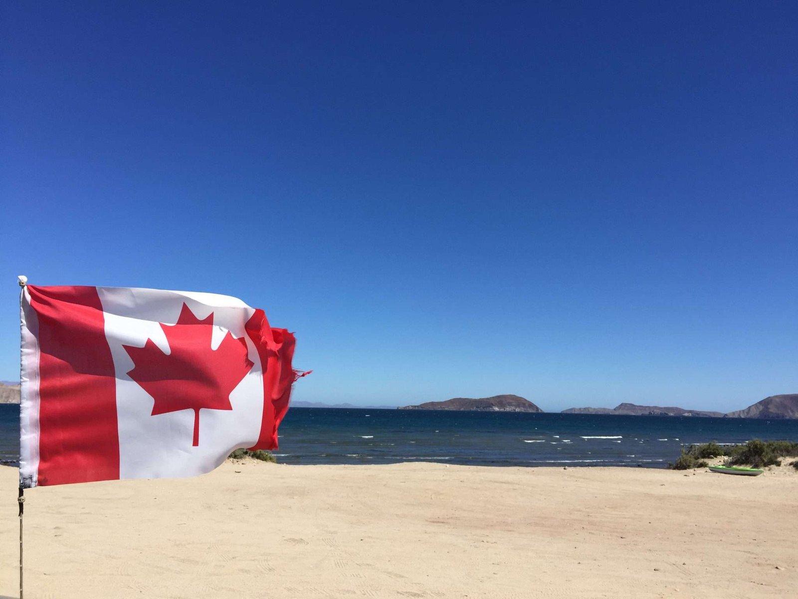 Canada Flag in Mexico scaled 1