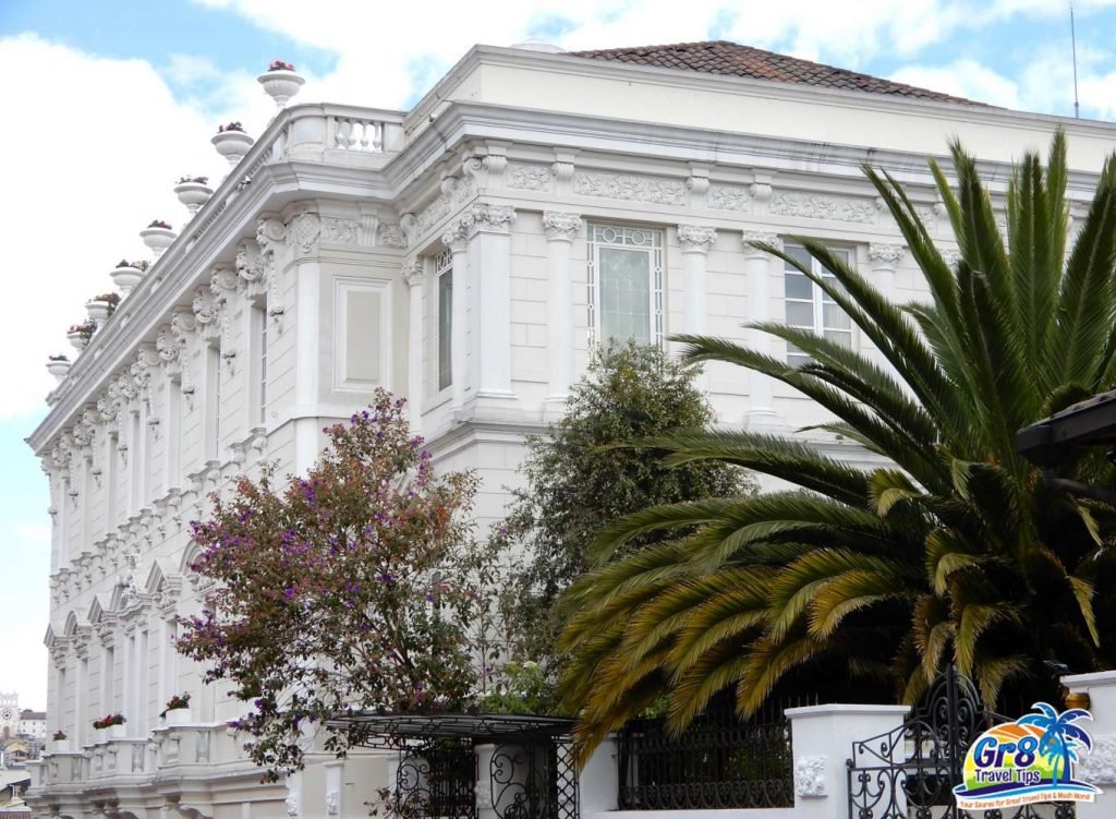 The elegant Casa Gangotena Hotel in Ecuador, offering an upscale experience in a historic setting.