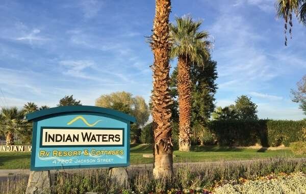 Indian Waters RV Resort & Cottages, providing camping and cottage-style accommodations in nature.