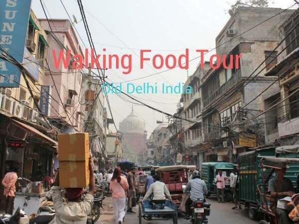 A food tour in Old Delhi, India, exploring the rich flavors and culinary traditions of the region.