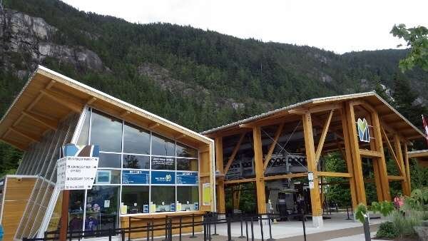 Sea-to-Sky Gondola in Squamish, offering panoramic views of the beautiful coastal mountains.