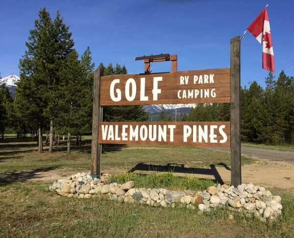Valemount Pines Golf and RV Park, offering a relaxing stay and great golfing opportunities in the mountains.