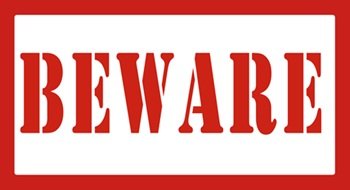 Beware Banner