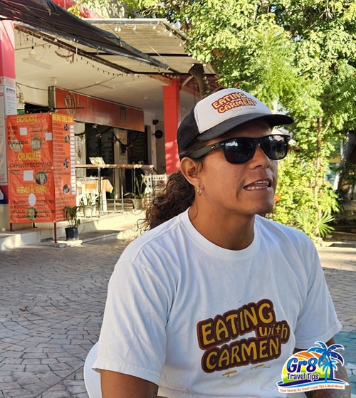 Alex Eating With Carmen Food Tours Guide Alex Eating With Carmen Food Tours Guide