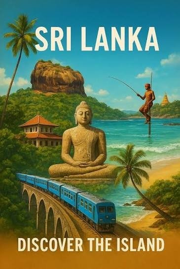 Sri Lanka Travel Poster