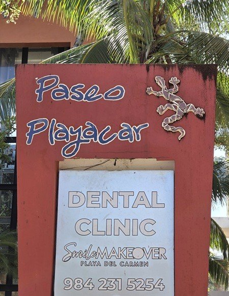 Smile Makeover Dental Clinic Sign